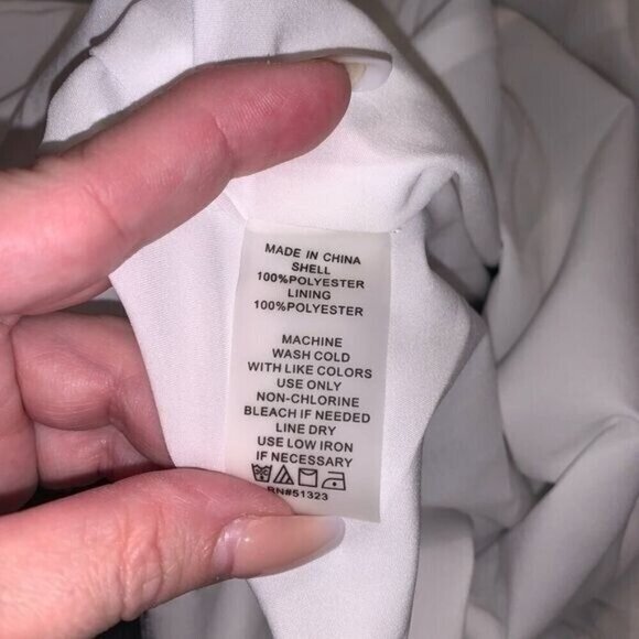 Vince Camuto Black & White Island Palm Tree Print Business Casual Skirt Size 2 - Picture 9 of 10